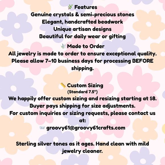 Holiday Red, Emerald, Clear - Handcrafted Crystal Beaded 19.5" Necklace - Picture 4 of 4